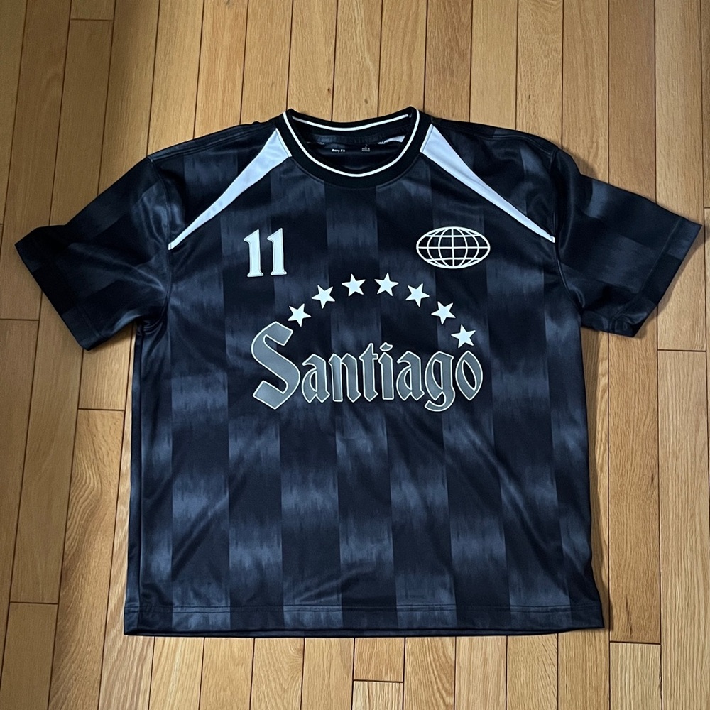 Hollister Santiago Graphic Soccer Jersey